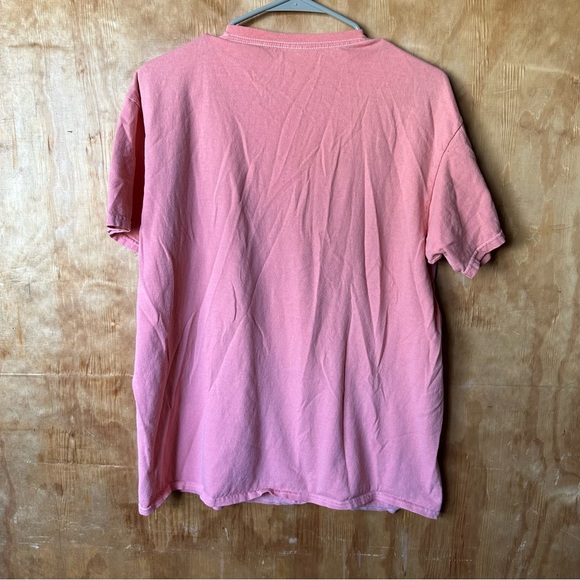 Authentic Hendrix pink Jimi Hendrix Guitar Short Sleeve Crewneck tee - Picture 2 of 5